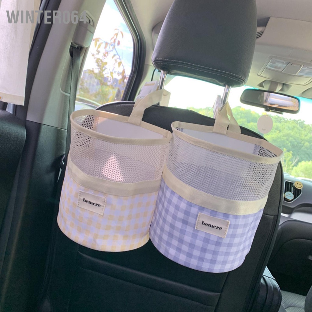 Winter064 Thiết kế mở túi sau ghế ô tô Công suất lớn Tay nghề tinh xảo Dụng cụ tổ chức lưng