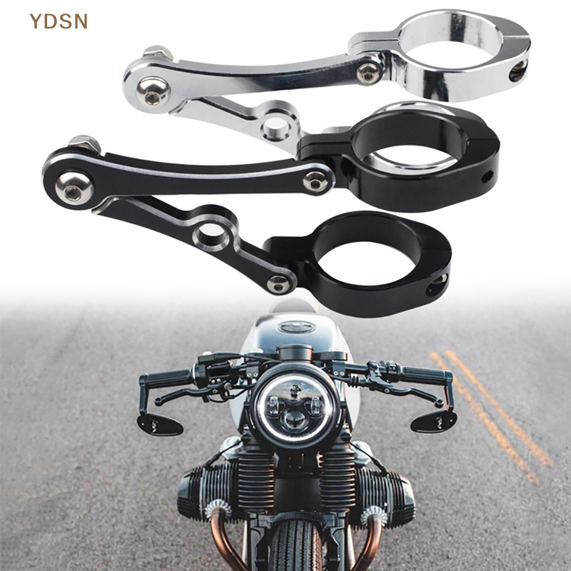 Giá Đỡ Đèn Pha CNC 39mm-41mm Chuyên Dụng Cho Xe Mô Tô Harley Cafe Racer Chopper Bobber RT
