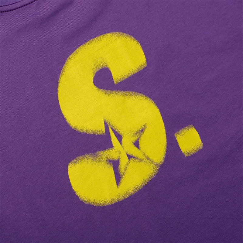 Sta- Áo Thun Tay Ngắn In Hình monogram Đường Phố Mới Nhất Thời Trang Cho Nam Và Nữ