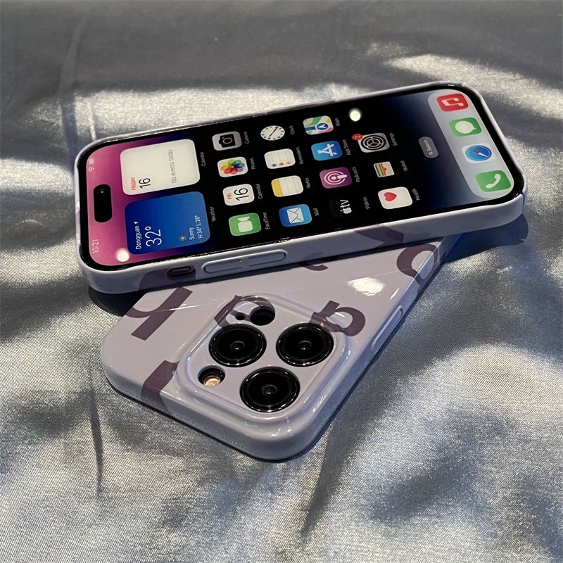 Ốp Điện Thoại Cứng In Chữ Tiếng Anh Đơn Giản Chất Lượng Cao Cho iPhone13 / 14pro118p7 max