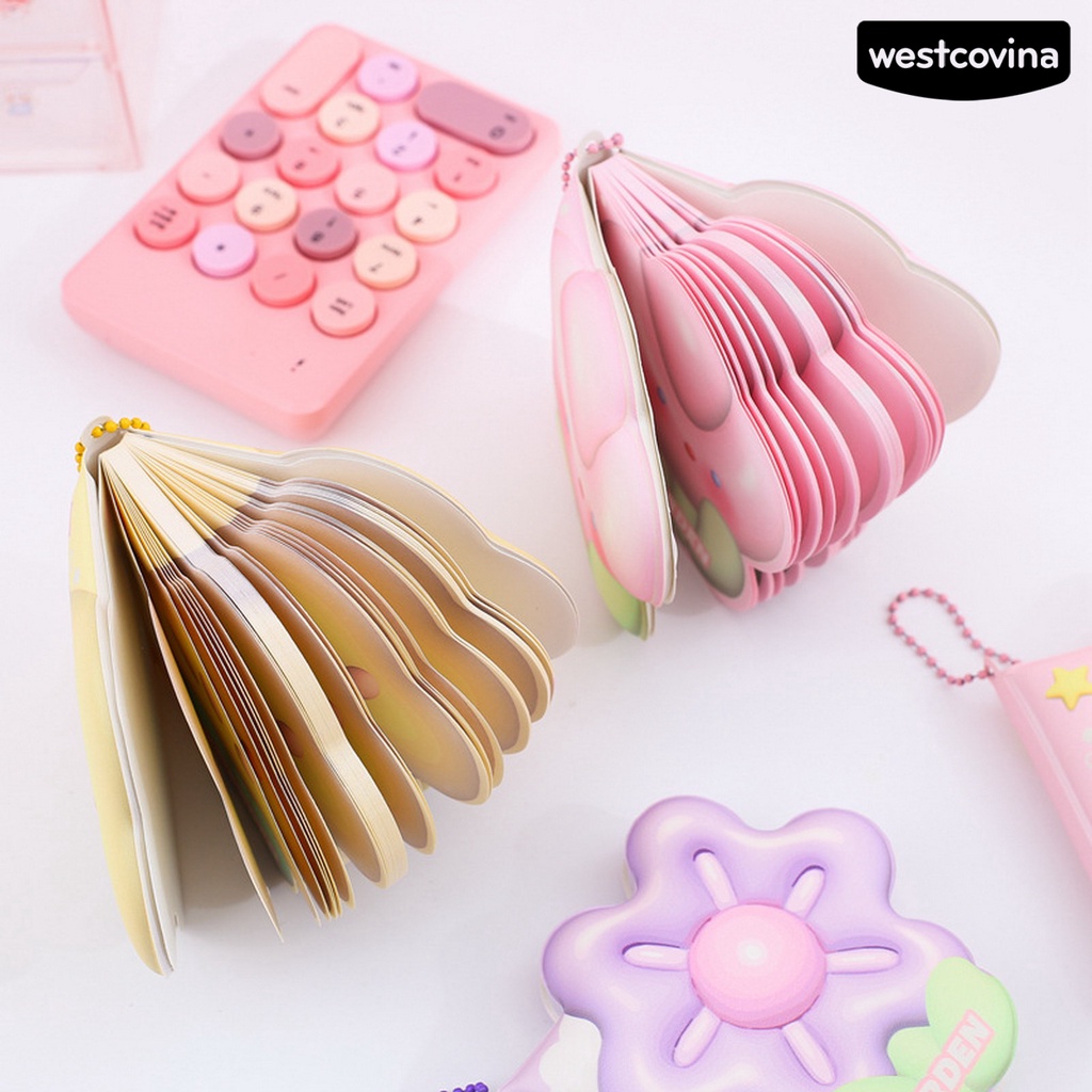 [COD]♪Bộ 4 Sổ Tay Không Dính Họa Tiết Hoạt Hình Dễ Thương