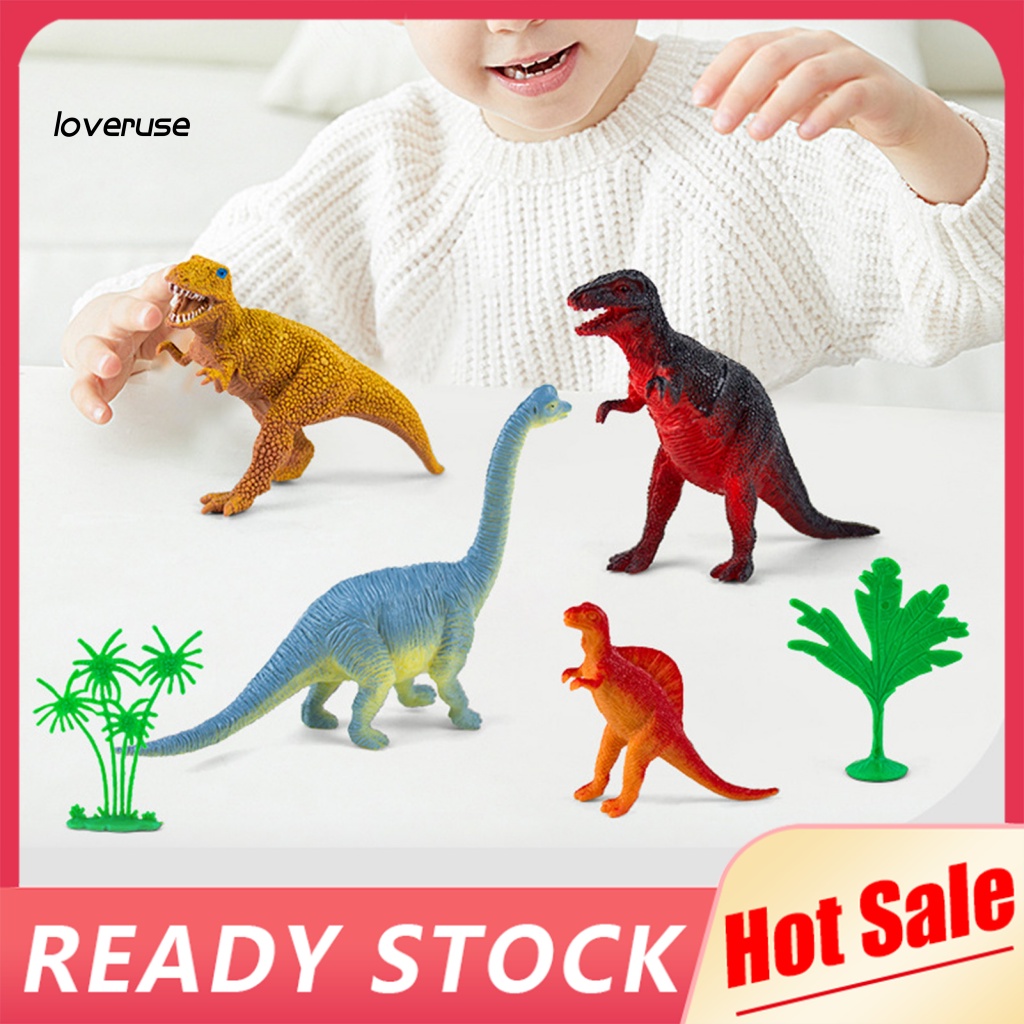 1 Bộ Đồ Chơi Khủng Long Mini Màu Sắc Tươi Sáng Cho Trẻ Em