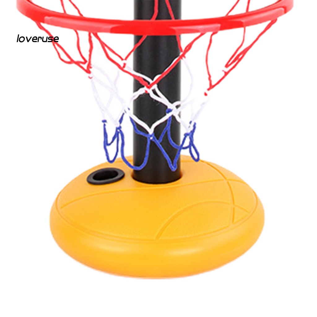 1 Set 2 Món Đồ Chơi Bóng Rổ Mini Kèm Giá Đỡ Có Thể Điều Chỉnh Độ Cao Cho Bé