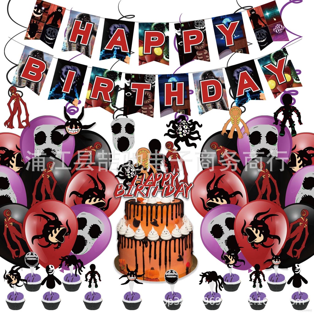 Sy2 Bộ Bong Bóng Trang Trí Tiệc Sinh Nhật Chủ Đề roblox Cho Bé YS2