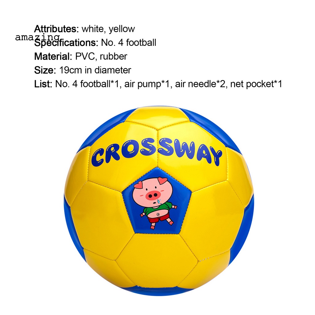 Bóng Đá Bơm Hơi Số 4 Chống Mòn Chuyên Nghiệp Dành Cho Bé