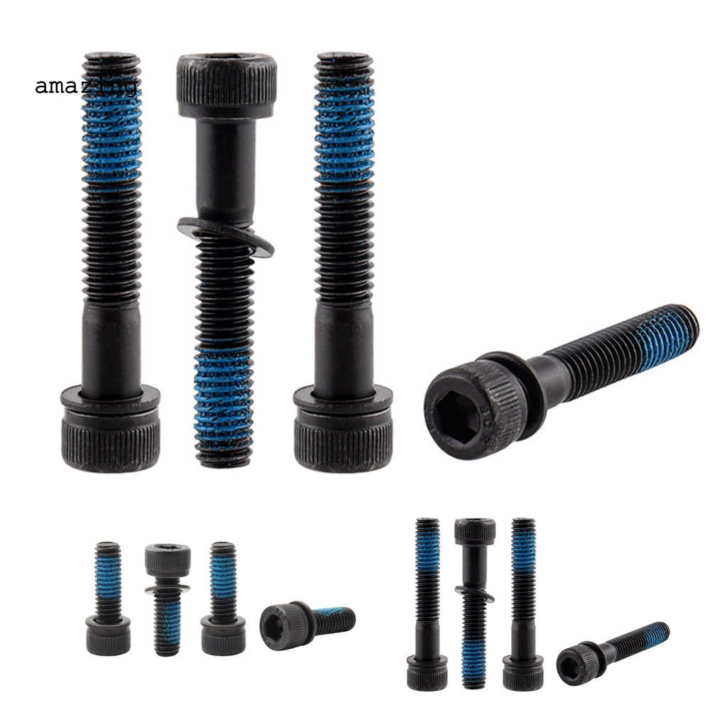 Set 4 Ốc Vít Thép Cho Đĩa Phanh Xe Đạp M6