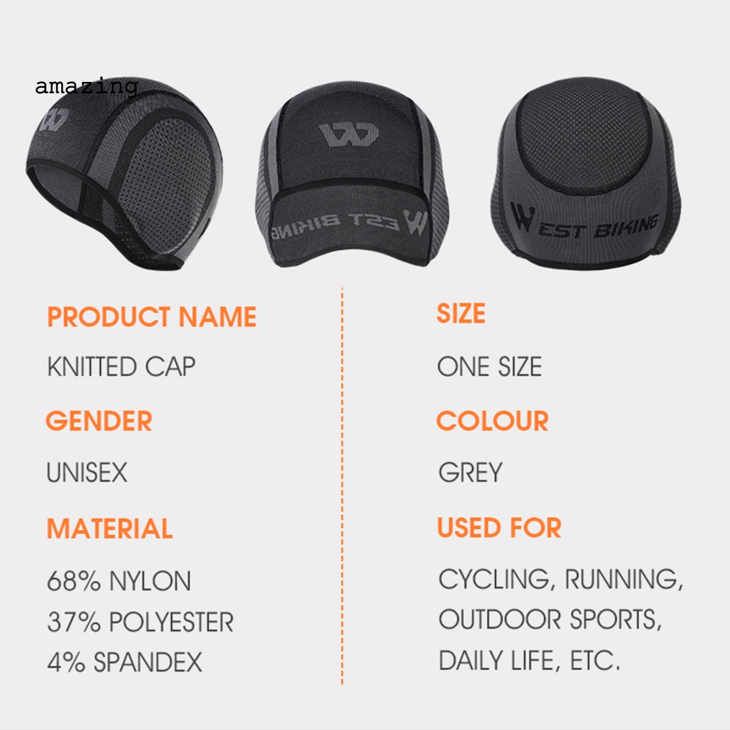 Mũ Lưới Trùm Đầu Đi Xe Đạp Co Giãn Không Mùi Dành Cho Nam