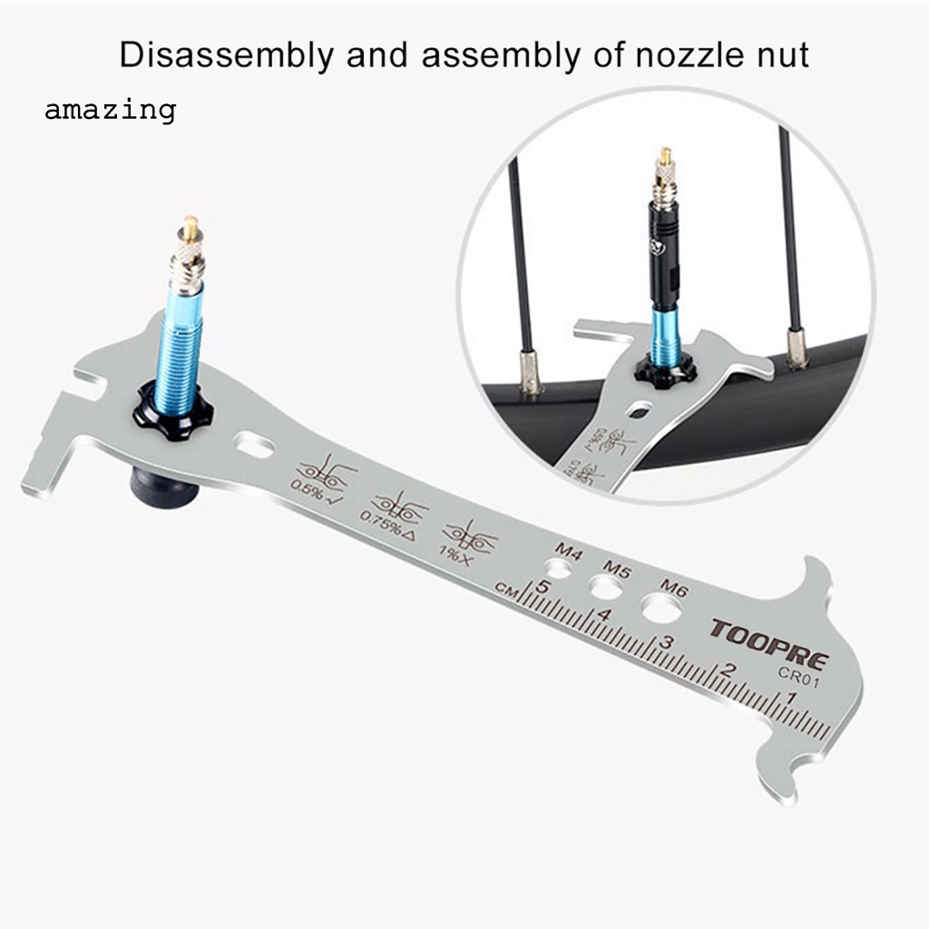 Thước Đo Dây Xích Xe Đạp Màu Sắc Bạc Tiện Dụng