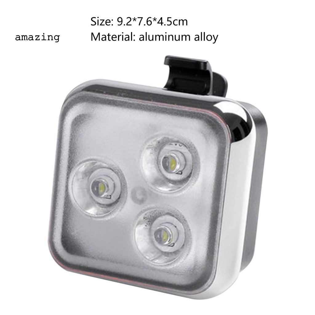 Đèn Cảnh Báo An Toàn Siêu Sáng Có Thể Sạc Lại Cho Xe Đạp MTB