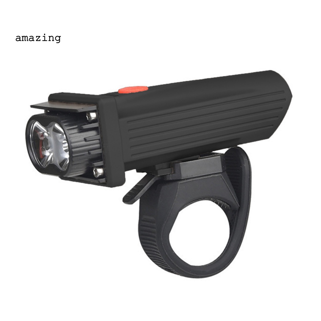 Đèn Pha LED T6 2 Bóng Có Thể Sạc Lại Bằng Cổng USB Dành Cho Xe Đạp