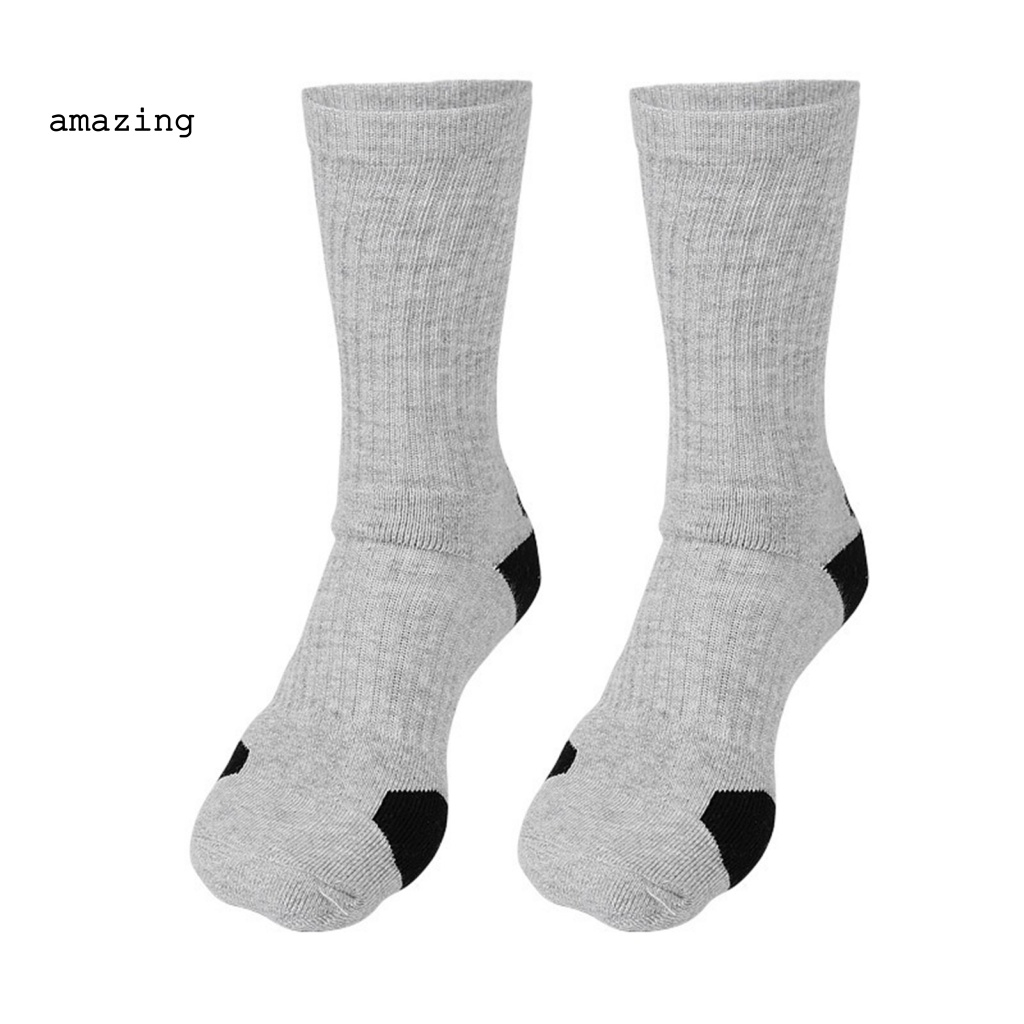 1 Đôi Vớ Thể Thao Co Giãn Thoáng Khí Có Gân Dành Cho Nam Nữ