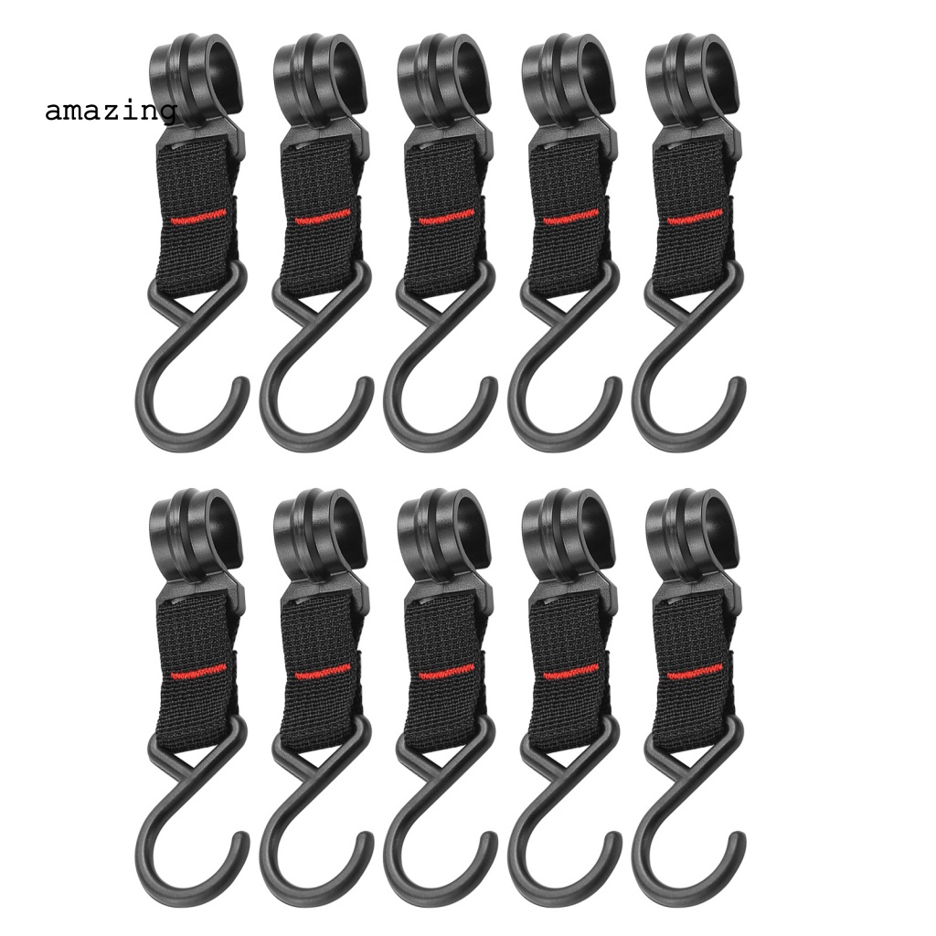 Set 5 / 10 Móc Chữ S Tiện Dụng Mang Theo Du Lịch Cắm Trại