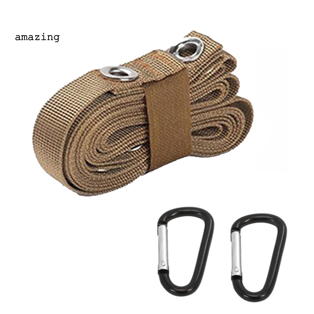 1 Bộ Dây Nylon Kéo Dài Mái Hiên Với Nhiều Vòng Kim Loại Chống Rách