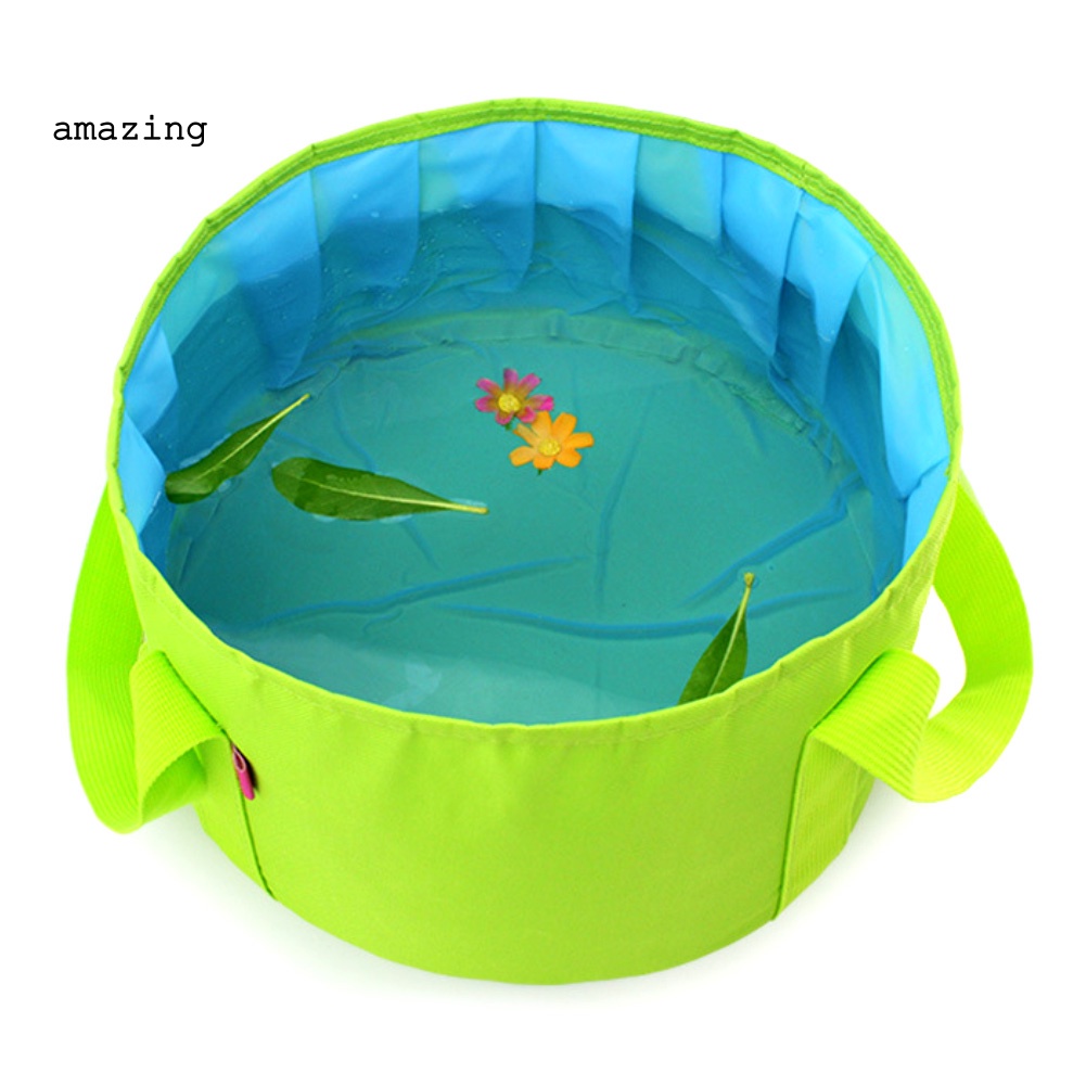 Xô Đựng Nước Có Thể Gấp Gọn Tiện Dụng Khi Đi Du Lịch