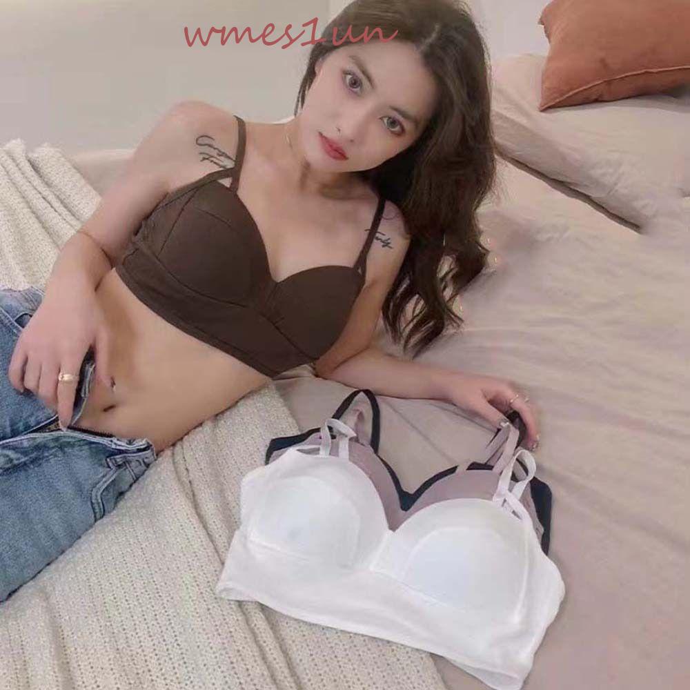 Áo Lót Nâng Ngực WMES15H Không Gọng Đơn Giản Thời Trang Cho Nữ