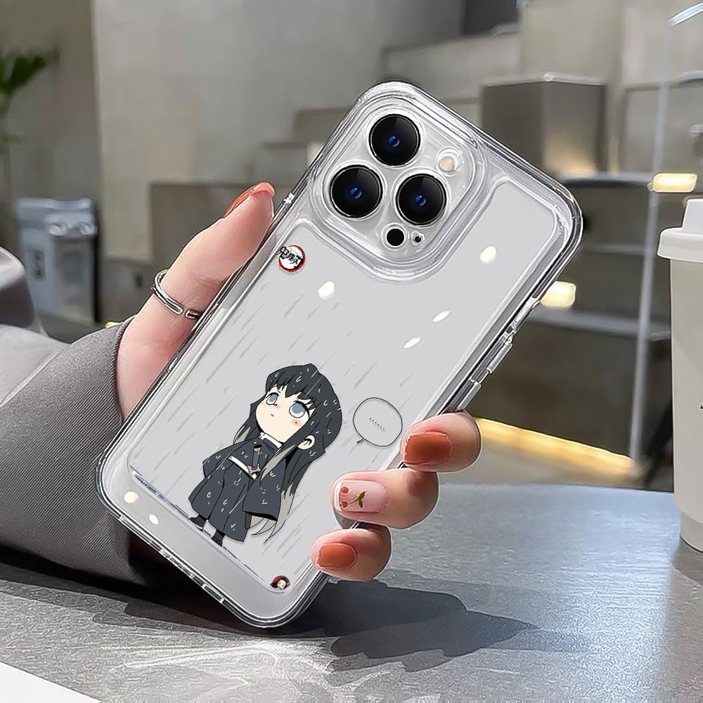 Ốp Điện Thoại Hình Truyện Tranh demon slayer Cho iphone 14 pro max 11 12 13 x xr xs 7 8 plus se 2022