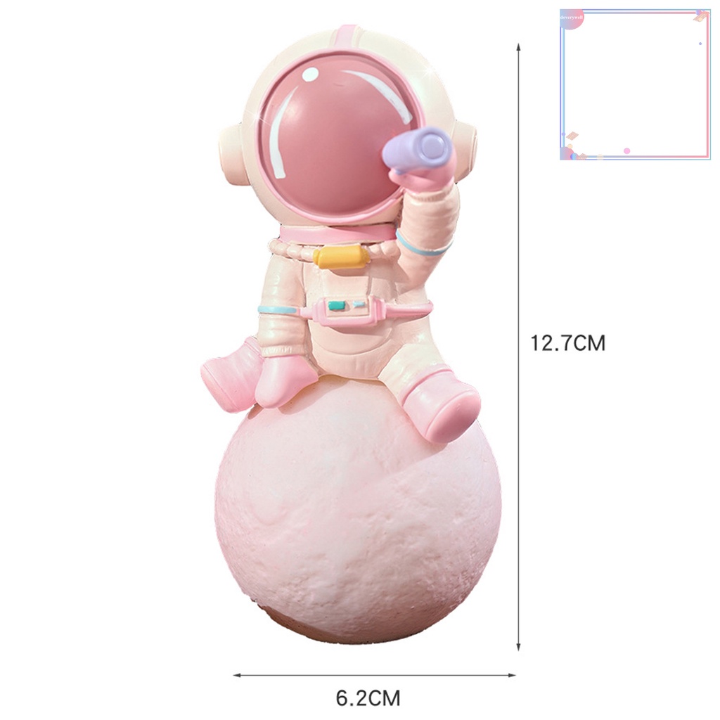 [DDJ] Đèn Ngủ LED Mềm Hình Phi Hành Gia Mặt Trăng Tiết Kiệm Năng Lượng Sáng Tạo