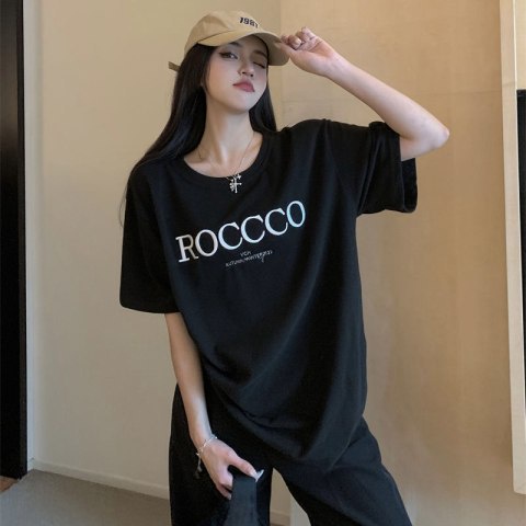 Áo Thun Tay Ngắn Dáng Rộng Phong Cách Hàn Quốc Hợp Thời Trang