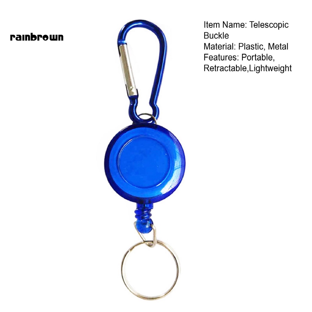 &lt; Rainbrown &gt; Máy Rút Móc Câu Cá Đa Năng Chống Rỉ Sét Chống Mất