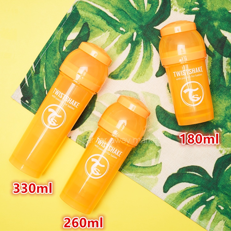 Bình Sữa Em Bé Chống Tràn Xoắn 180ml / 260ml / 330ml