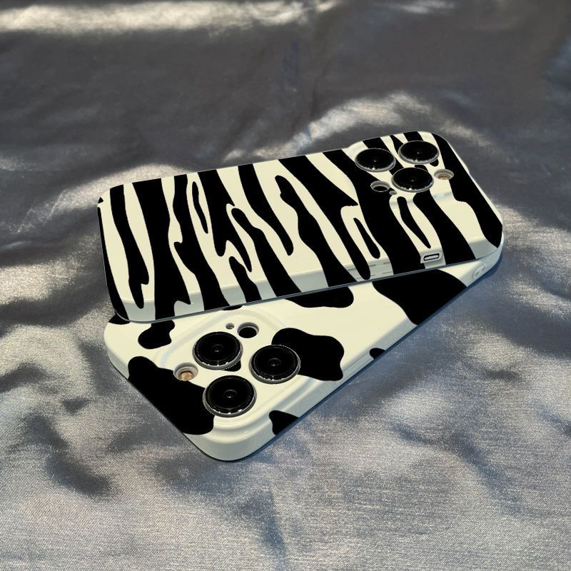 Ốp Điện Thoại Cứng Họa Tiết Ngựa Vằn Nhật Bản Hàn Quốc 13 14 xr Xs Max 12Plus C3MD