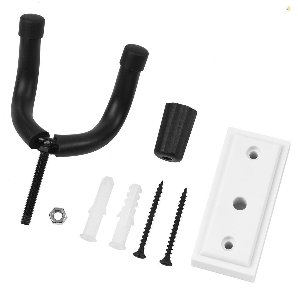 Giá Đỡ Đàn Guitar Gắn Tường Bằng Kim Loại Màu Đen Chắc Chắn Đa Năng Tiện Dụng