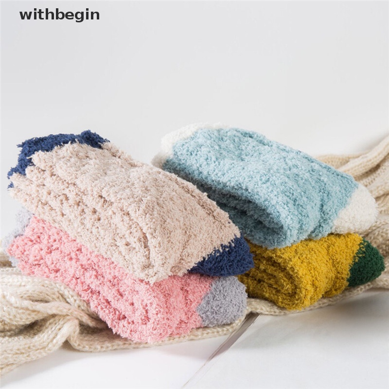 Vớ Ngủ Vải Cashmere Mềm Mịn Ấm Áp Thời Trang Mùa Đông Cho Nữ