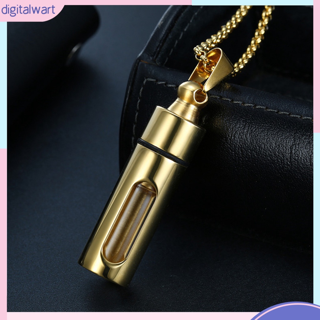 [IGT] Vòng cổ Bằng Thép Không Gỉ Mạ Điện Hình Chai Nước Hoa Phong Cách Ins Thời Trang Unisex