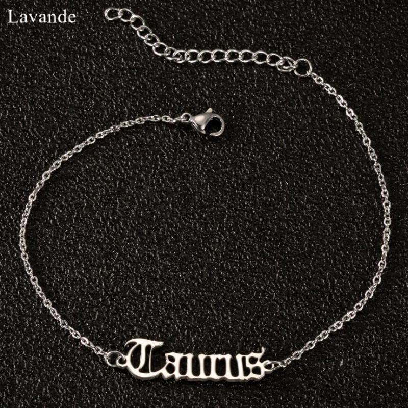 Lắc Chân Bằng Thép Không Gỉ Hình Cung Hoàng Đạo Phong Cách Âu Mỹ Thời Trang Mới