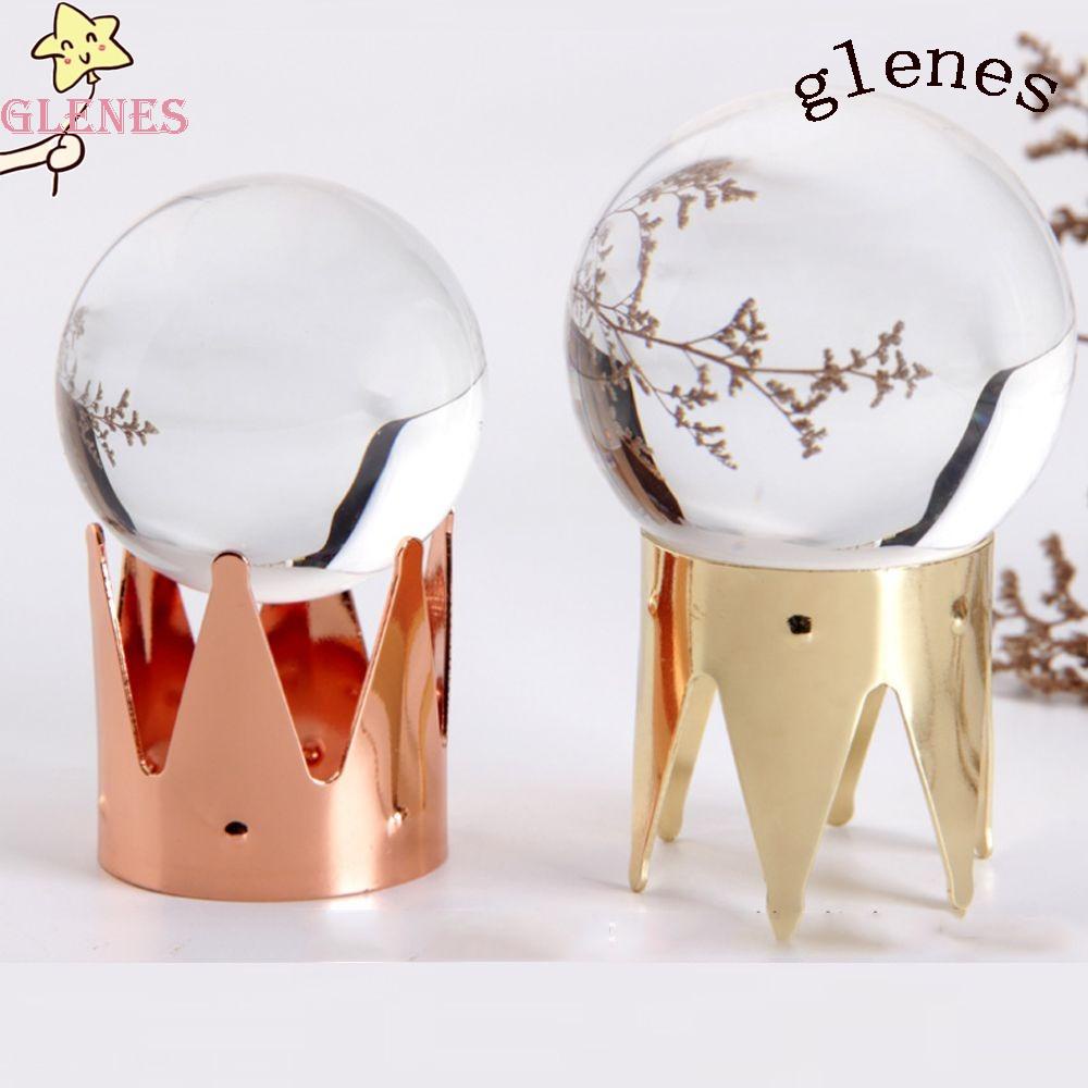 Giá Đỡ Quả Bóng Glanes Chất Lượng Cao Tiện Lợi Dễ Sử Dụng|Mô Hình Cầu Lục Giác Màu Bạc Dùng Trang Trí Nhà Cửa