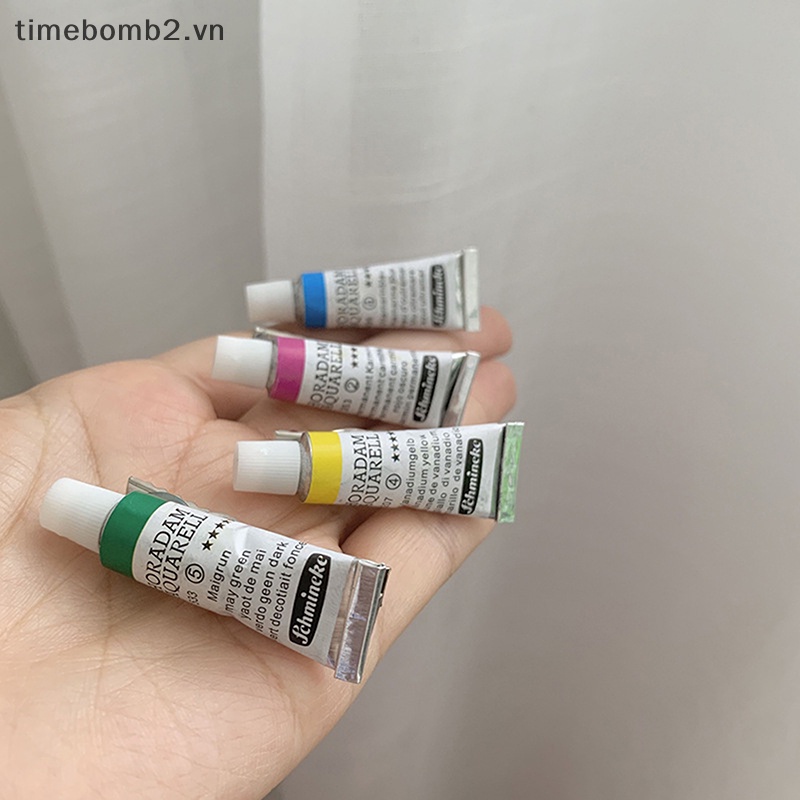 {Timebomb} Kẹp Tóc Mỏ Vịt Màu Nước Sơn Thủ Công Sáng Tạo Vui Nhộn Cho Nữ