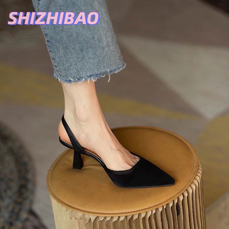 Giày Cao Gót Sandal Phong Cách Hàn Quốc Thời Trang Mùa Hè Mới Cho Nữ