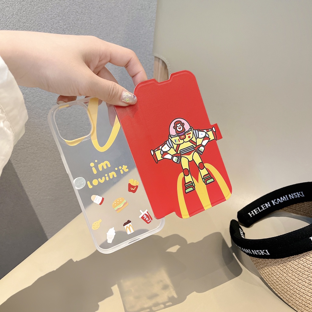 Ốp Điện Thoại Silicon tpu Mềm Trong Suốt Họa Tiết Hoạt Hình Bảo Vệ Toàn Diện Cho iPhone 14 13 12 11 PRO MAX