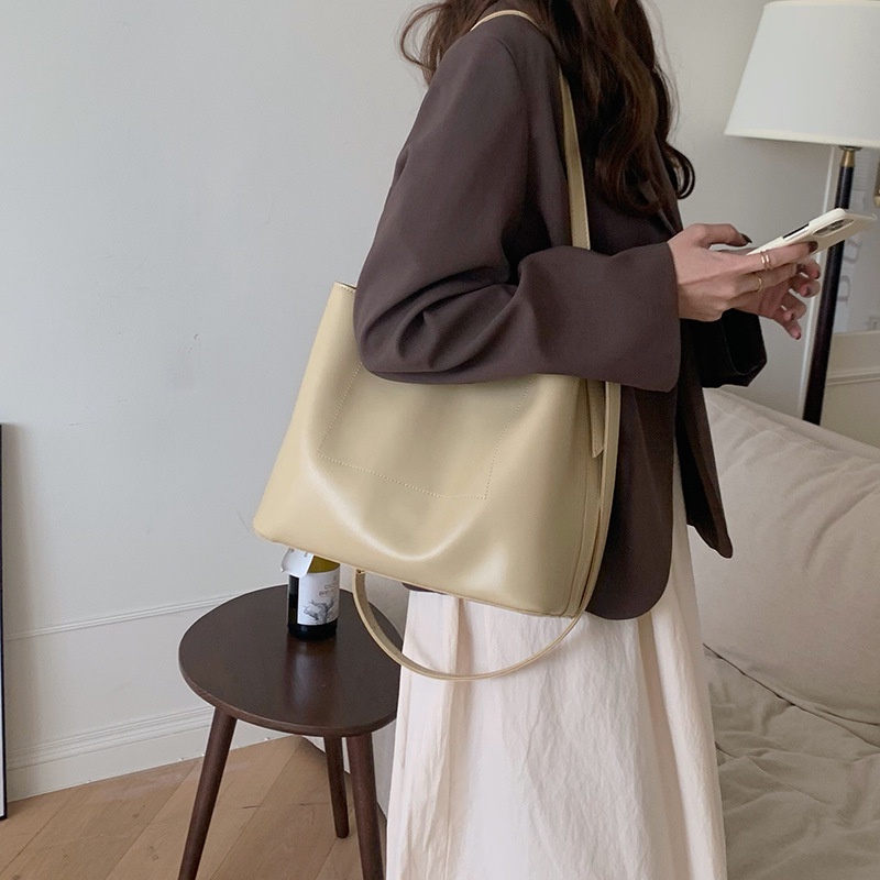 Túi Xách Đeo Vai Sức Chứa Lớn Phong Cách retro Thời Trang Cho Nữ