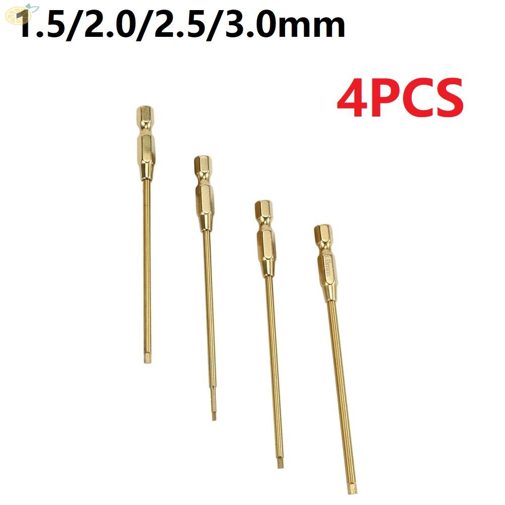 【VARSTR】High Performance and Durable 4PCS RC Model Tool Set with Titanium Hex Wrench &amp; Screwdriver