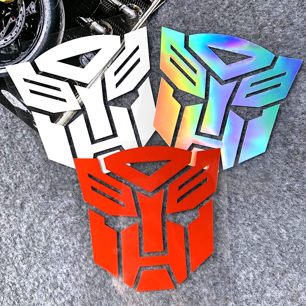 Đề Can Phản Quang Dán Trang Trí Cửa Kính Xe Hơi Chống Trầy Xước Chống Thấm Nước Hình Transformers