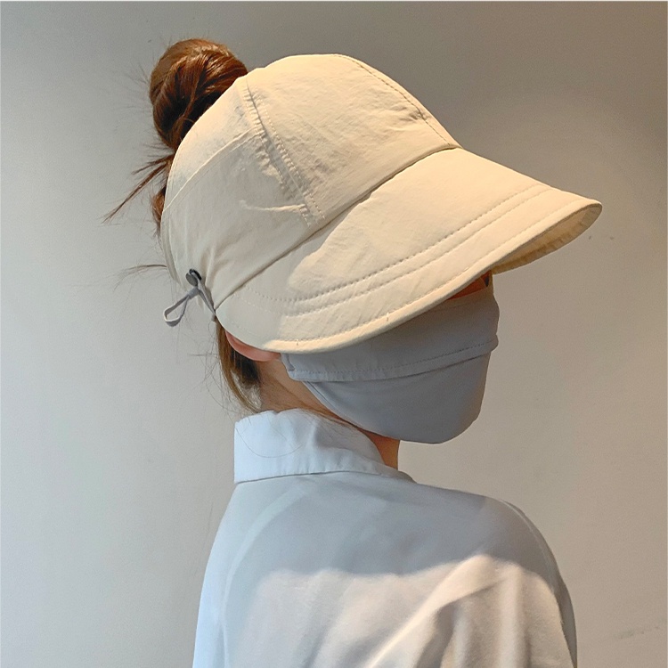 Nón Lưỡi Trai Màu Trơn Thoáng Khí Nhanh Khô Thời Trang Mùa Hè Cho Nữ