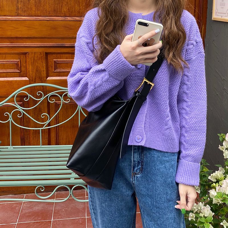 M97-Túi Xách Đeo Vai Kích Thước Lớn Mềm Mại Phong Cách Hàn Quốc Thời Trang  Cho Nữ