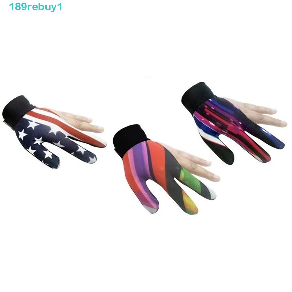 Găng Tay Trái Chơi Bida REBUY1 Ba Ngón Chống Trượt Thoáng Khí Cho Nam Và Nữ