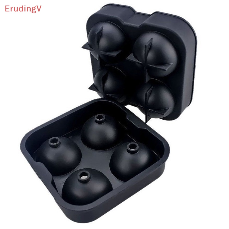 Khuôn Silicone Làm Đá Viên 4 Lỗ Tiện Dụng