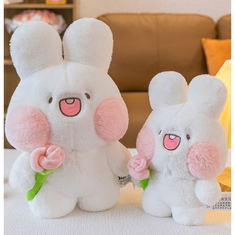 Thỏ Nhồi Bông Thiết Kế Dễ Thương Xinh Xắn