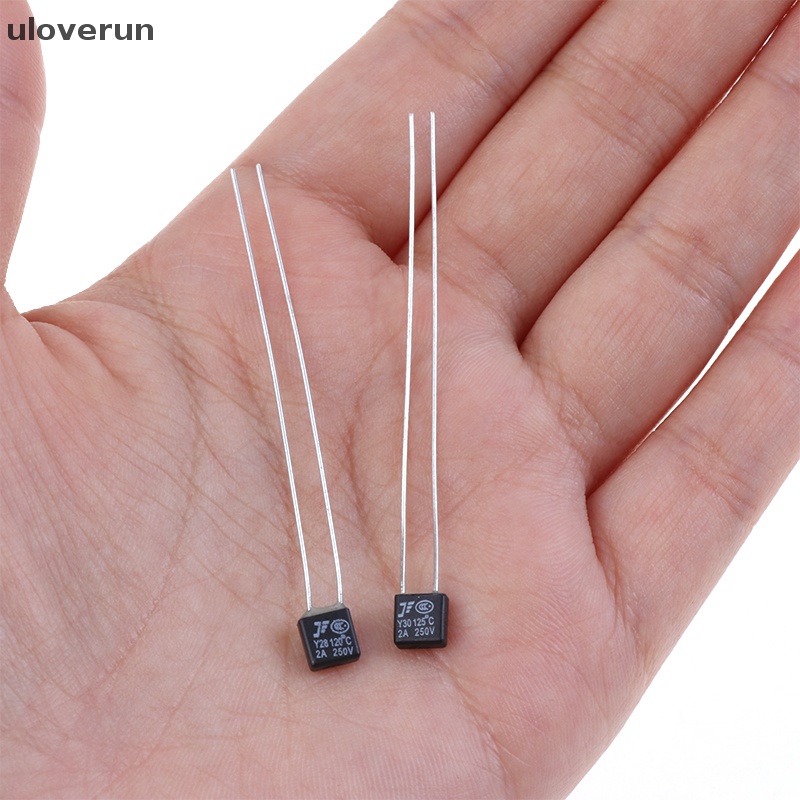 Set 10 Mô Tơ Quạt Tản Nhiệt 2A 250V 115 120 125 130 135 140 145 150 Độ Có Đèn LED Tiện Dụng