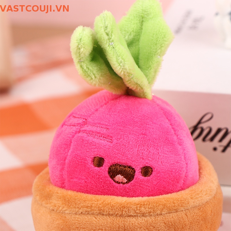 Móc Khóa Bông Hình Củ Cà Rốt Hoạt Hình Đáng Yêu