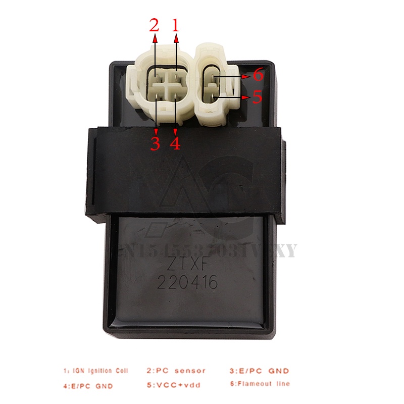 Hộp Đánh Lửa CDI 6 pin ac dc Cho gy6 125cc 150cc 200cc 250cc ATV Quads