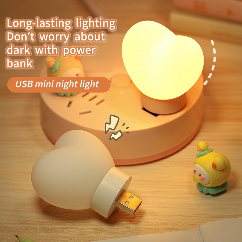 Đèn Đọc Sách Mini 3D Bằng Silicone Kèm Cáp USB Tiện Dụng