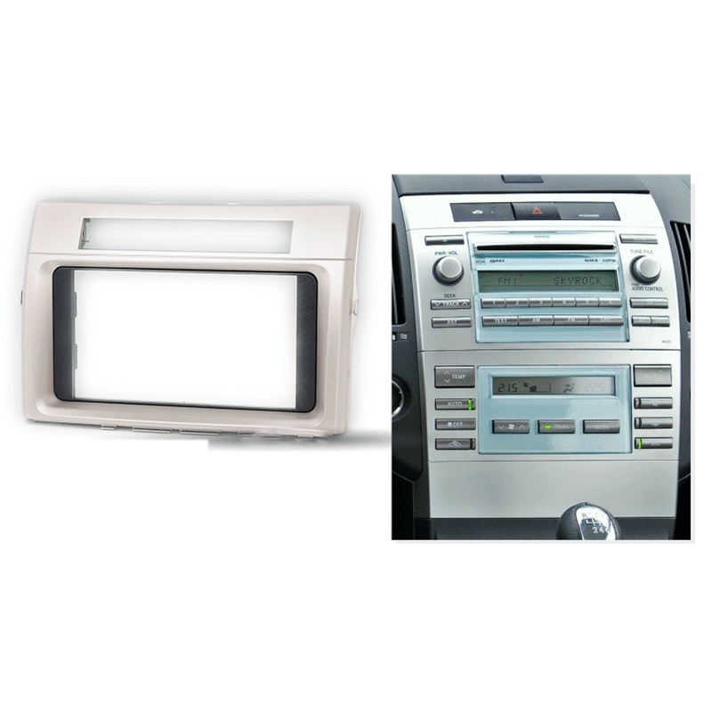 2din Car CD-DVD Radio Fascia gắn cho TOYOTA Corolla Verso 2004-2009 Bảng điều khiển âm thanh nổi Khung lắp bảng điều khiển xung quanh