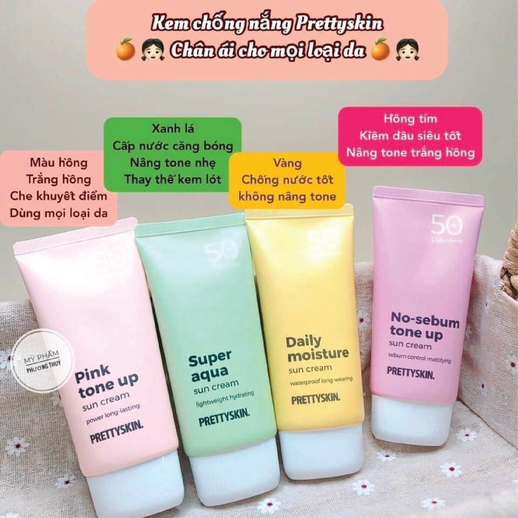 Kem Chống Nắng PrettySkin - Pretty Skin Sun Cream SPF 50+ PA++++ 70ml