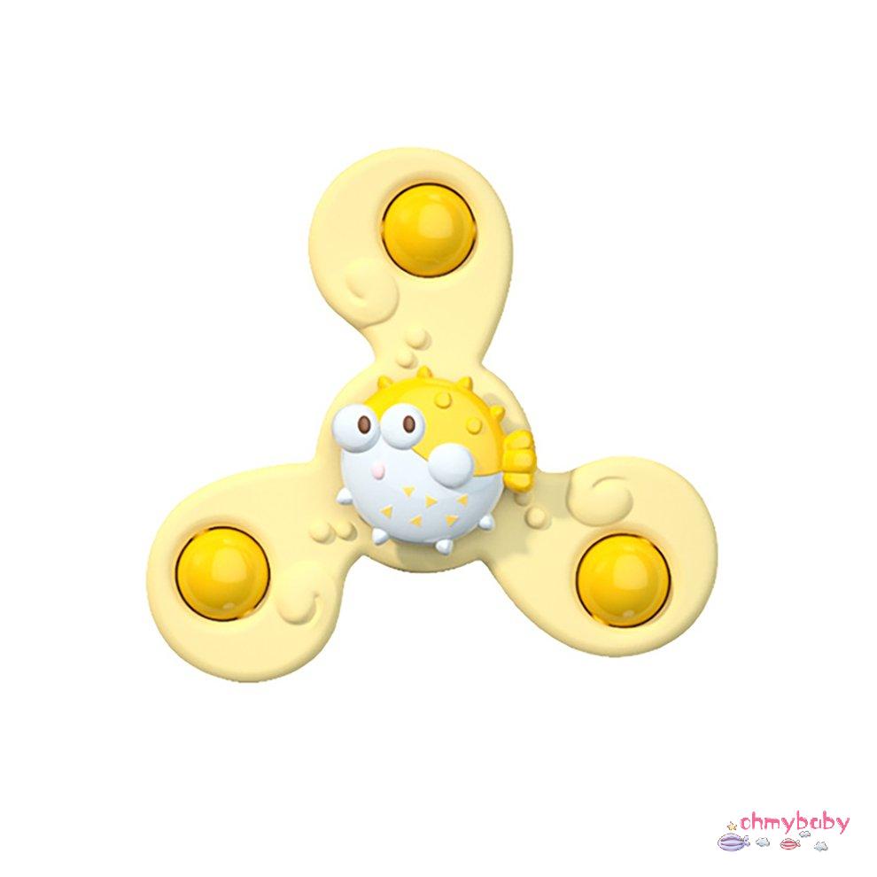[OMY] 3 Con Quay Đồ Chơi Đầu Hút Hoạt Hình Tắm Spinner Trò Nhà Cho Bé [P/5]