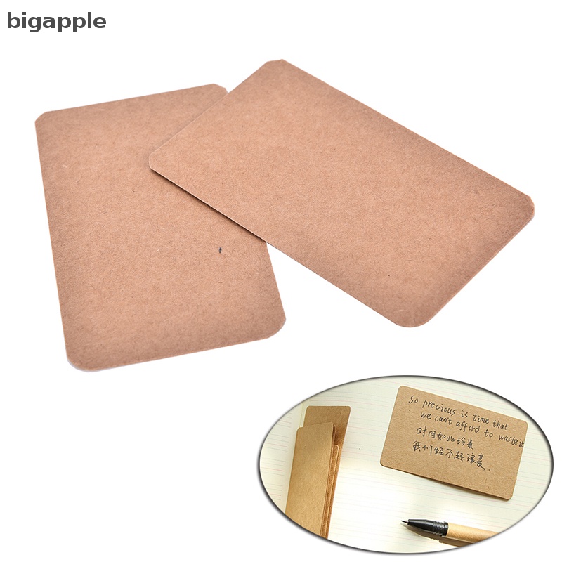 Set 100 Thẻ Tên 90X53Mm Bằng Gỗ Trơn Tiện Dụng