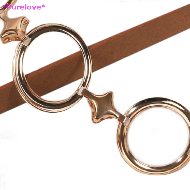 Thắt Lưng Dây Xích Bằng Kim Loại Màu Vàng Thời Trang Dành Cho Nữ Mới